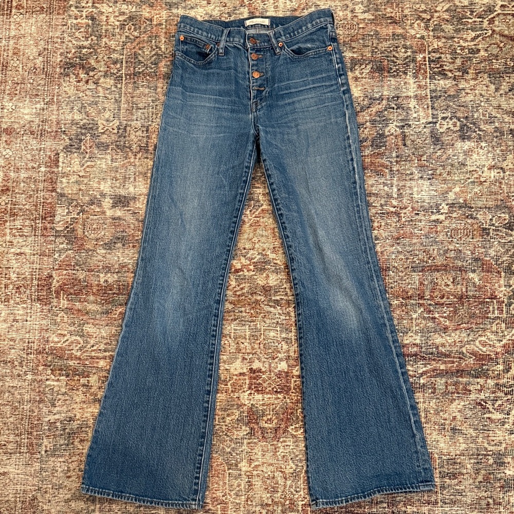 Madewell Flea Market Flare Button Fly Women's Jeans
